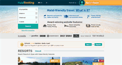 Desktop Screenshot of halalbooking.com